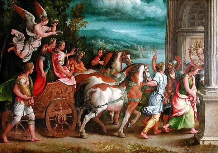 The Triumph of Titus and Vespasian, Giulio Romano
